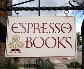 Photo of the Agia Sophia Coffee Shop sign